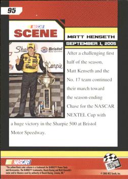 2006 Press Pass #95 Matt Kenseth Back