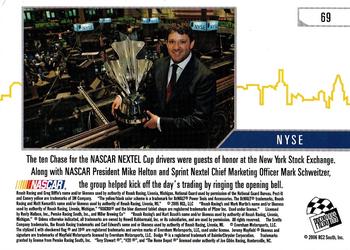 2006 Press Pass Eclipse #69 New York Stock Exchange Back