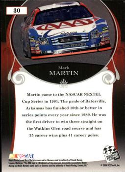 2006 Press Pass Legends #30 Mark Martin Back