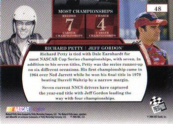 2006 Press Pass Legends #48 Richard Petty / Jeff Gordon Back