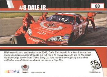 2006 Press Pass Optima #60 Dale Earnhardt Jr.'s Car Back