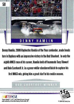 2006 Press Pass Premium #50 Denny Hamlin Back