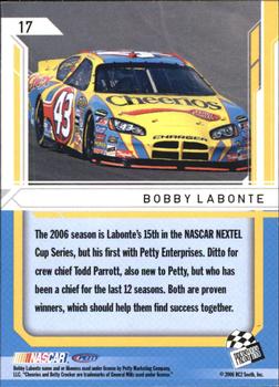 2006 Press Pass Stealth #17 Bobby Labonte Back