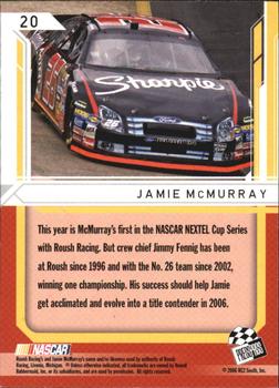 2006 Press Pass Stealth #20 Jamie McMurray Back