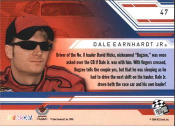 2006 Press Pass Stealth #47 Dale Earnhardt Jr.'s Rig Back