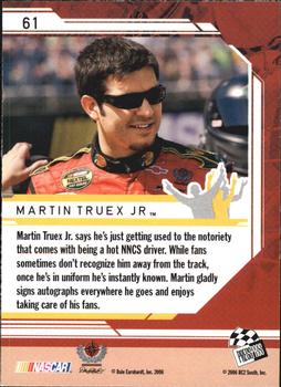 2006 Press Pass Stealth #61 Martin Truex Jr. Back