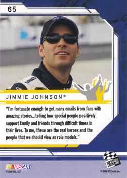 2006 Press Pass Stealth #65 Jimmie Johnson Back