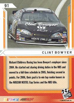 2006 Press Pass Stealth #91 Clint Bowyer Back
