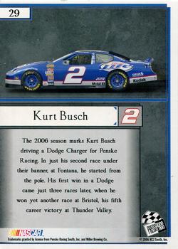 2006 Press Pass VIP #29 Kurt Busch's Car Back