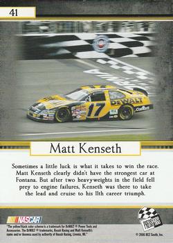 2006 Press Pass VIP #41 Matt Kenseth Back