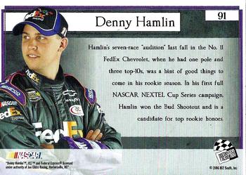 2006 Press Pass VIP #91 Denny Hamlin Back