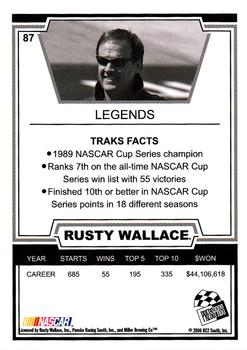 2006 Traks #87 Rusty Wallace Back