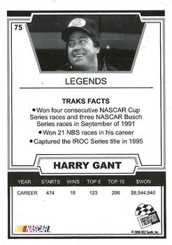 2006 Traks #75 Harry Gant Back