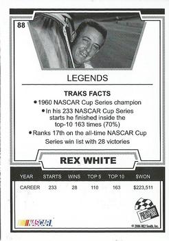 2006 Traks #88 Rex White Back