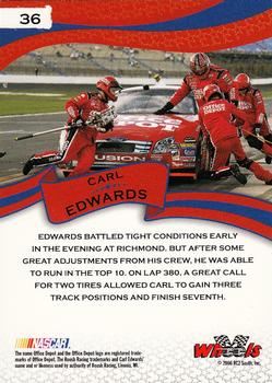 2006 Wheels American Thunder #36 Carl Edwards Back