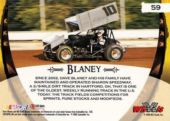 2006 Wheels American Thunder #59 Dave Blaney Back