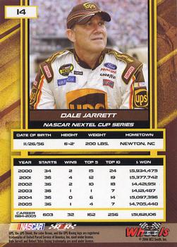 2006 Wheels High Gear #14 Dale Jarrett Back