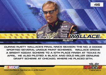 2006 Wheels High Gear #46 Rusty Wallace's Car Back