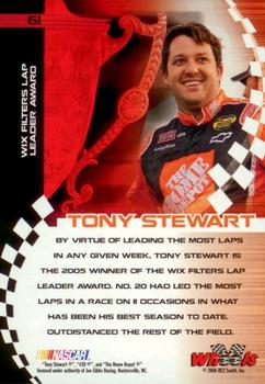 2006 Wheels High Gear #61 Tony Stewart Back