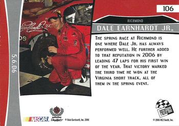 2007 Press Pass #106 Dale Earnhardt Jr. Back