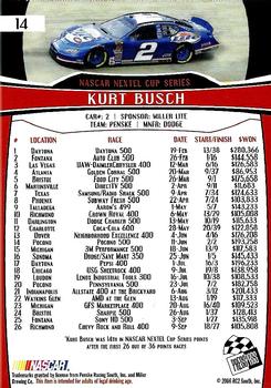 2007 Press Pass #14 Kurt Busch Back