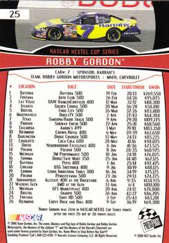 2007 Press Pass #25 Robby Gordon Back