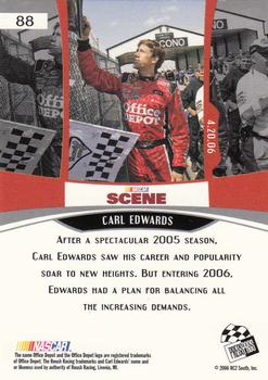 2007 Press Pass #88 Carl Edwards Back