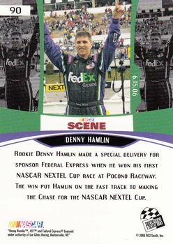 2007 Press Pass #90 Denny Hamlin Back