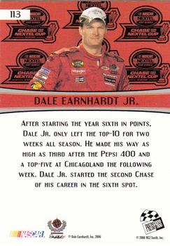 2007 Press Pass #113 Dale Earnhardt Jr. Back