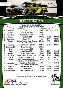 2007 Press Pass #51 David Ragan Back