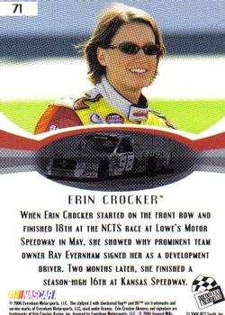 2007 Press Pass #71 Erin Crocker Back