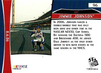2007 Press Pass #96 Jimmie Johnson Back