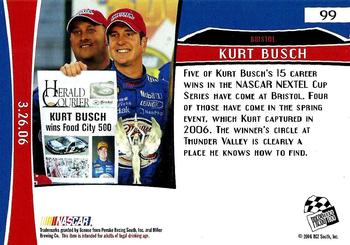 2007 Press Pass #99 Kurt Busch Back