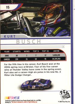2007 Press Pass Eclipse #15 Kurt Busch Back