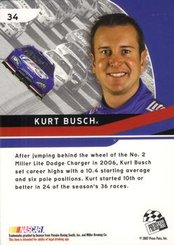 2007 Press Pass Eclipse #34 Kurt Busch Back