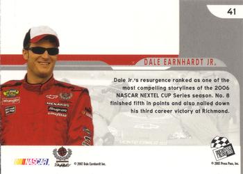 2007 Press Pass Eclipse #41 Dale Earnhardt Jr. Back
