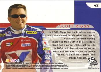 2007 Press Pass Eclipse #42 Scott Riggs Back