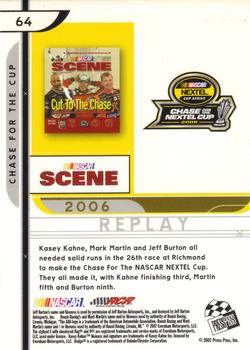 2007 Press Pass Eclipse #64 Mark Martin / Kasey Kahne / Jeff Burton Back