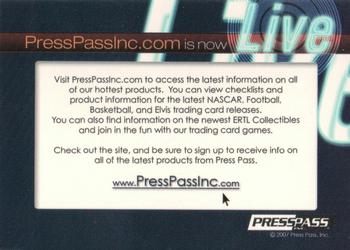 2007 Press Pass Eclipse #NNO PressPassInc.com is now Live Back