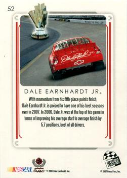 2007 Press Pass Premium #52 Dale Earnhardt Jr. Back