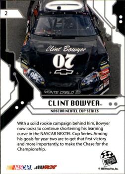 2007 Press Pass Stealth #2 Clint Bowyer Back
