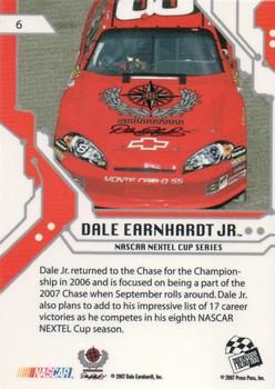 2007 Press Pass Stealth #6 Dale Earnhardt Jr. Back
