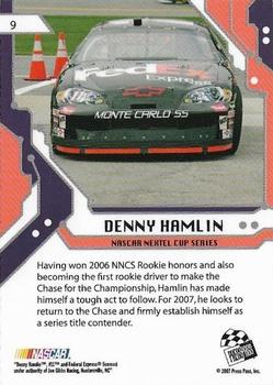 2007 Press Pass Stealth #9 Denny Hamlin Back