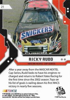 2007 Press Pass Stealth #21 Ricky Rudd Back