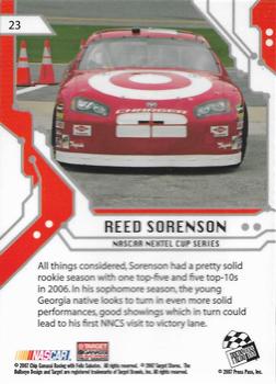 2007 Press Pass Stealth #23 Reed Sorenson Back