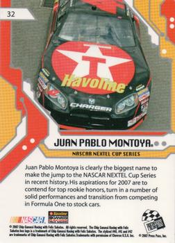 2007 Press Pass Stealth #32 Juan Pablo Montoya Back