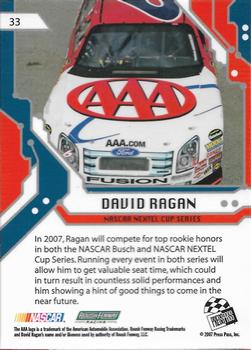 2007 Press Pass Stealth #33 David Ragan Back