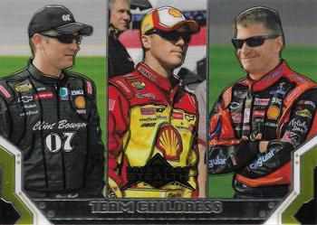 2007 Press Pass Stealth #64 Clint Bowyer / Kevin Harvick / Jeff Burton Front