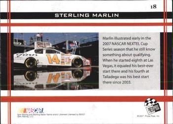 2007 Press Pass VIP #18 Sterling Marlin Back