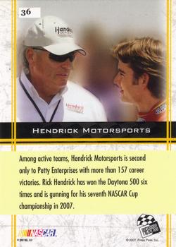 2007 Press Pass VIP #36 Rick Hendrick Back